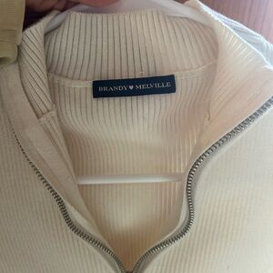 Brandy Melville zip up Sweater